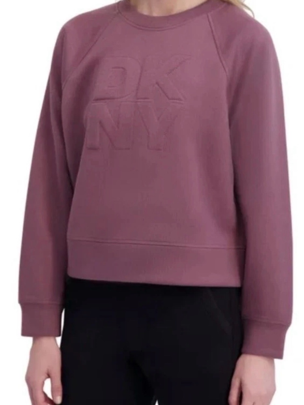 DKNY Mauve Crewneck Sweatshirt